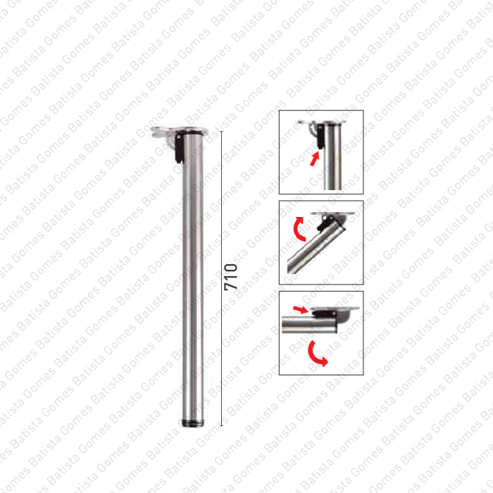 Perna para mesa Rebat�vel